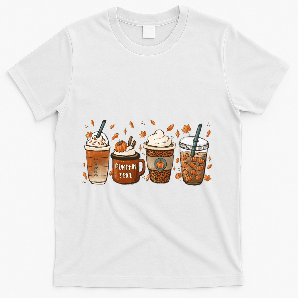 Fall Coffee Pumpkin Spice Lover T-Shirt product image 2