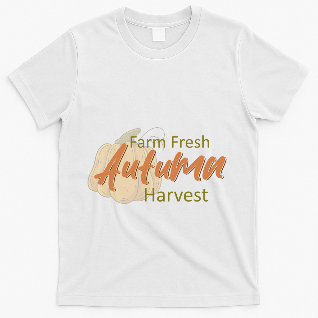 Farm Fresh Autumn Harvest Theme T-Shirt product image 2