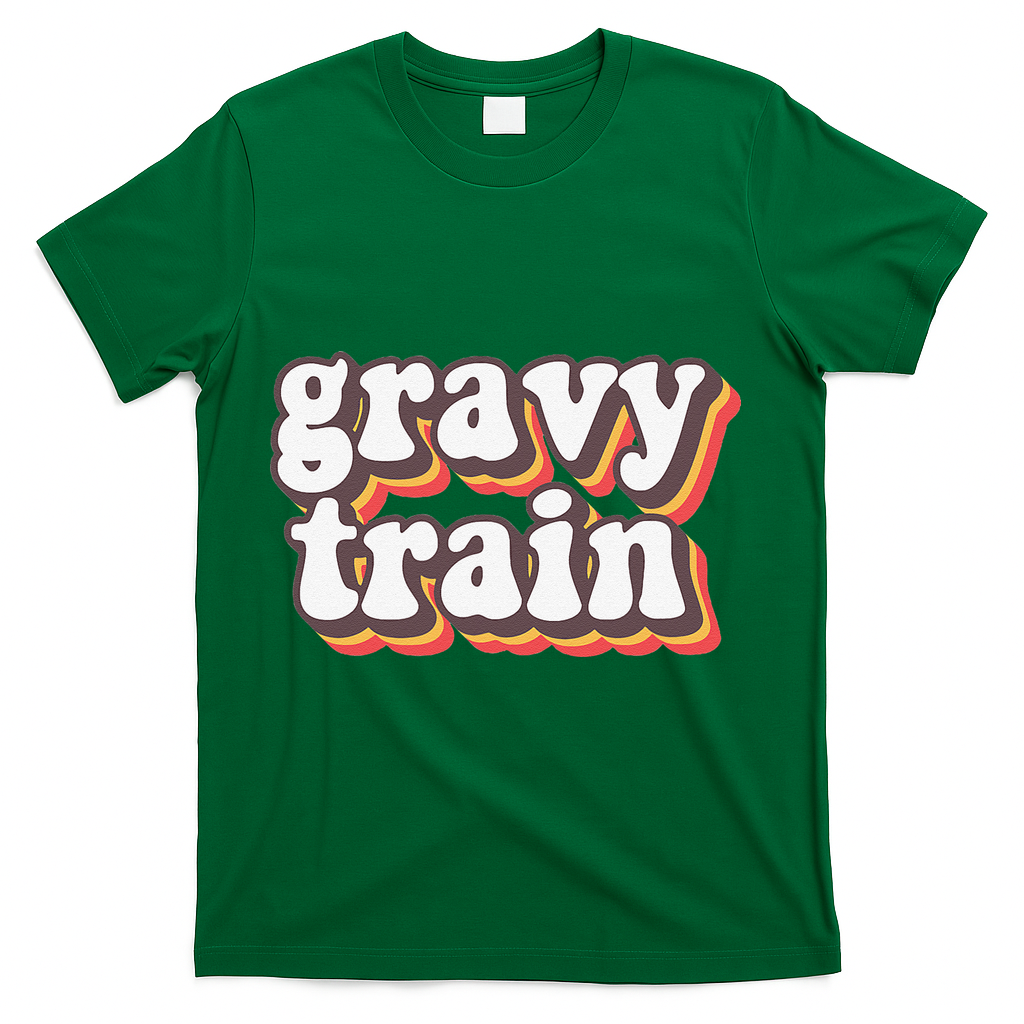 Funny Family Thanksgiving Gravy Train Friendsgiving T-Shirt product image 4