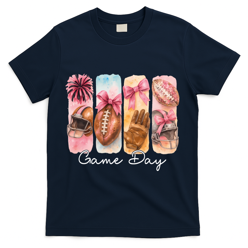 Football Game Day Fall Vibes Cute Autumn T-Shirt product image 3