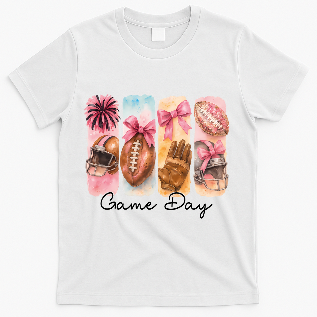 Football Game Day Fall Vibes Cute Autumn T-Shirt product image 2