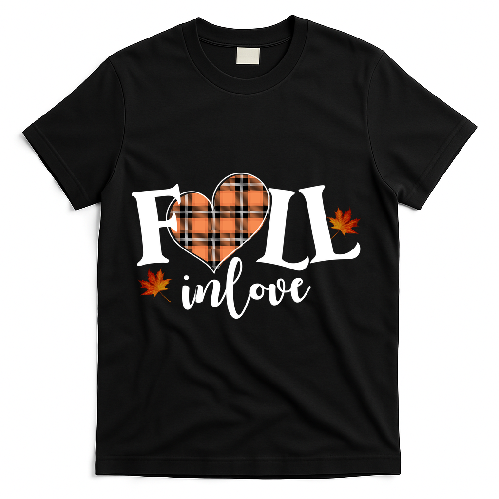 Fall In Love Cute Gift T-Shirt product image 1