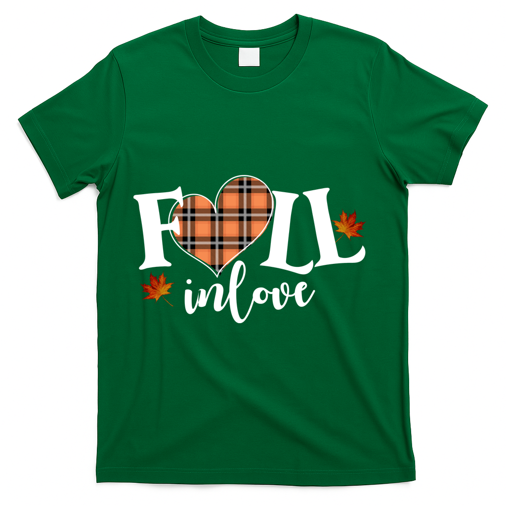 Fall In Love Cute Gift T-Shirt product image 4