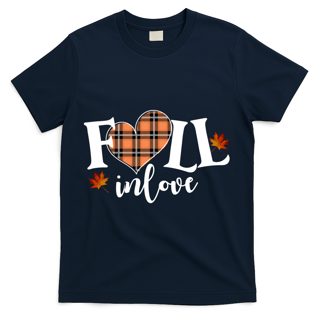Fall In Love Cute Gift T-Shirt product image 3