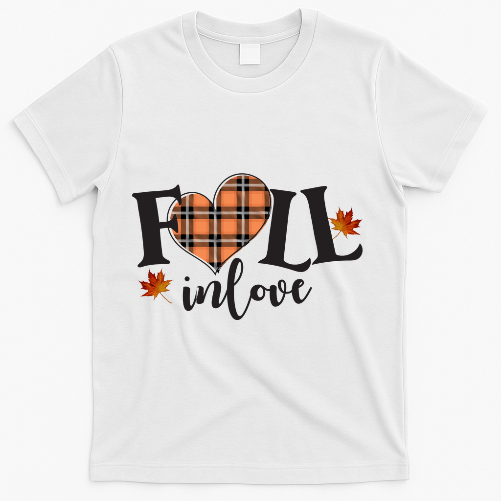Fall In Love Cute Gift T-Shirt product image 2