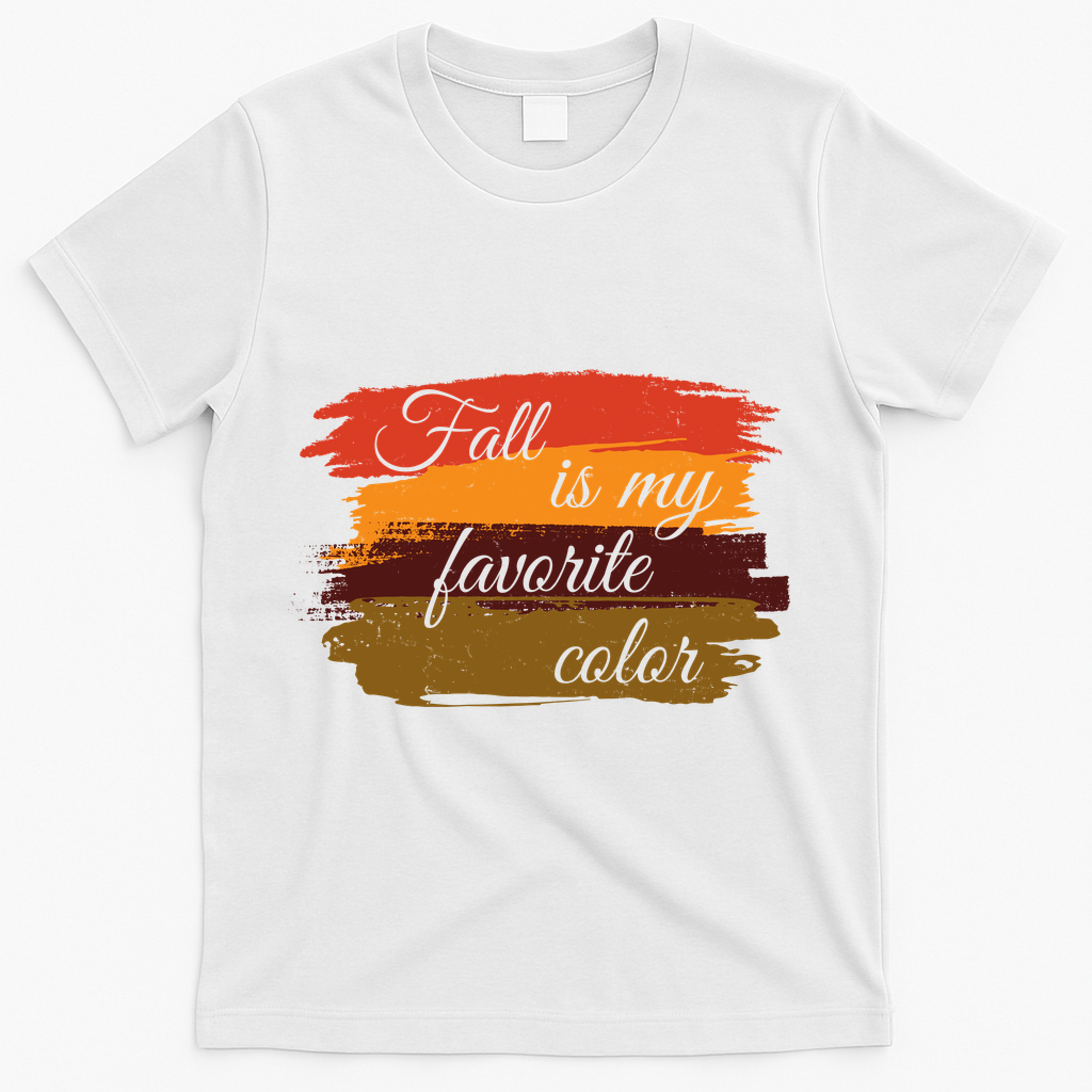 Fall Is My Favorite Color Autumn Season T-Shirt product image 2