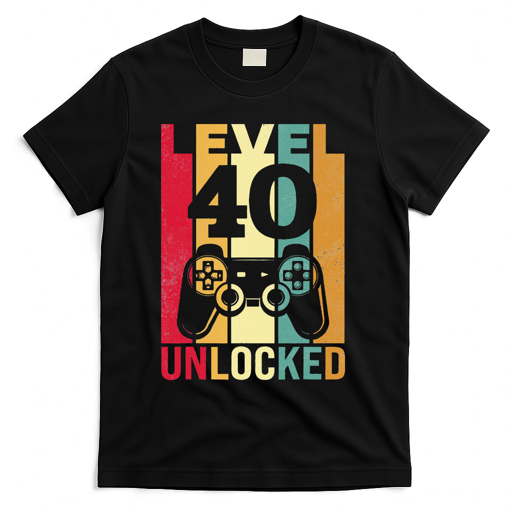 Funny Level 40 Unlocked Him BDay Turning 40th Birthday product image 1