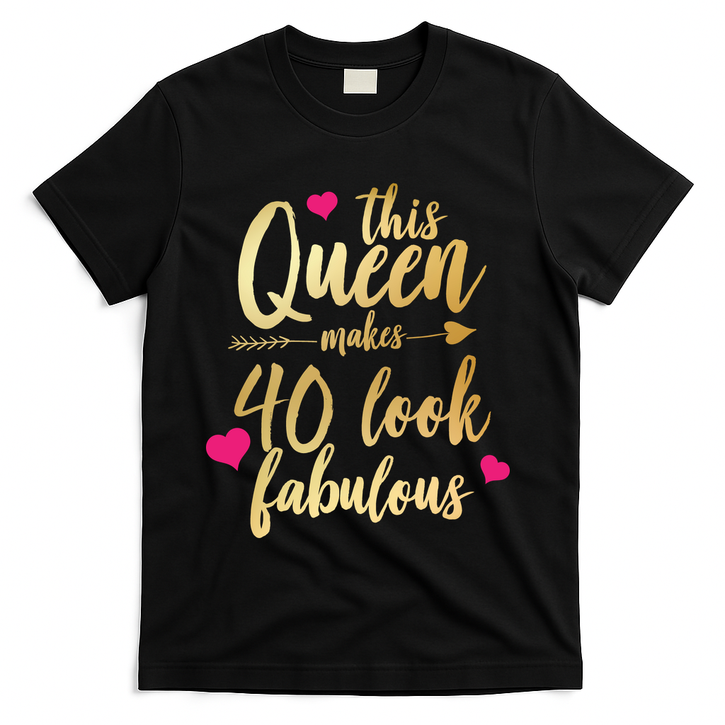 This Queen Makes 40 Look Fabulous T-Shirt product image 1