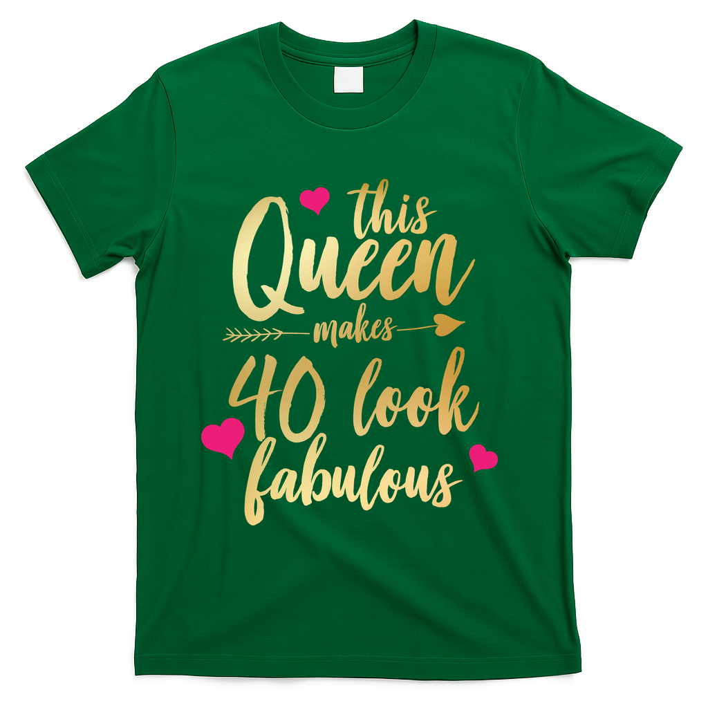 This Queen Makes 40 Look Fabulous T-Shirt product image 4