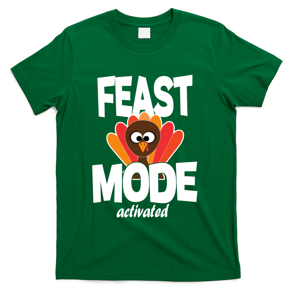 Fast Mode Activated Thanksgiving T-Shirt product image 4