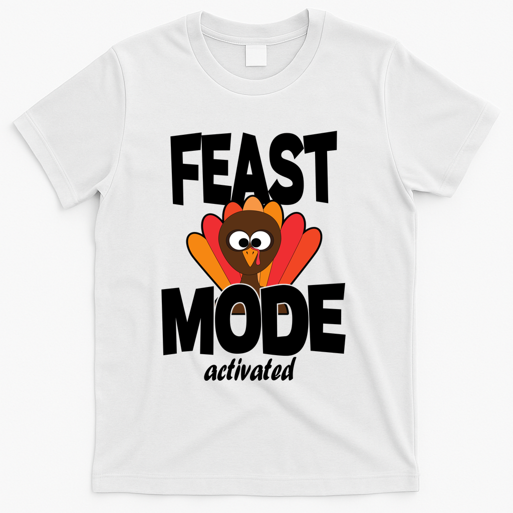 Fast Mode Activated Thanksgiving T-Shirt product image 2