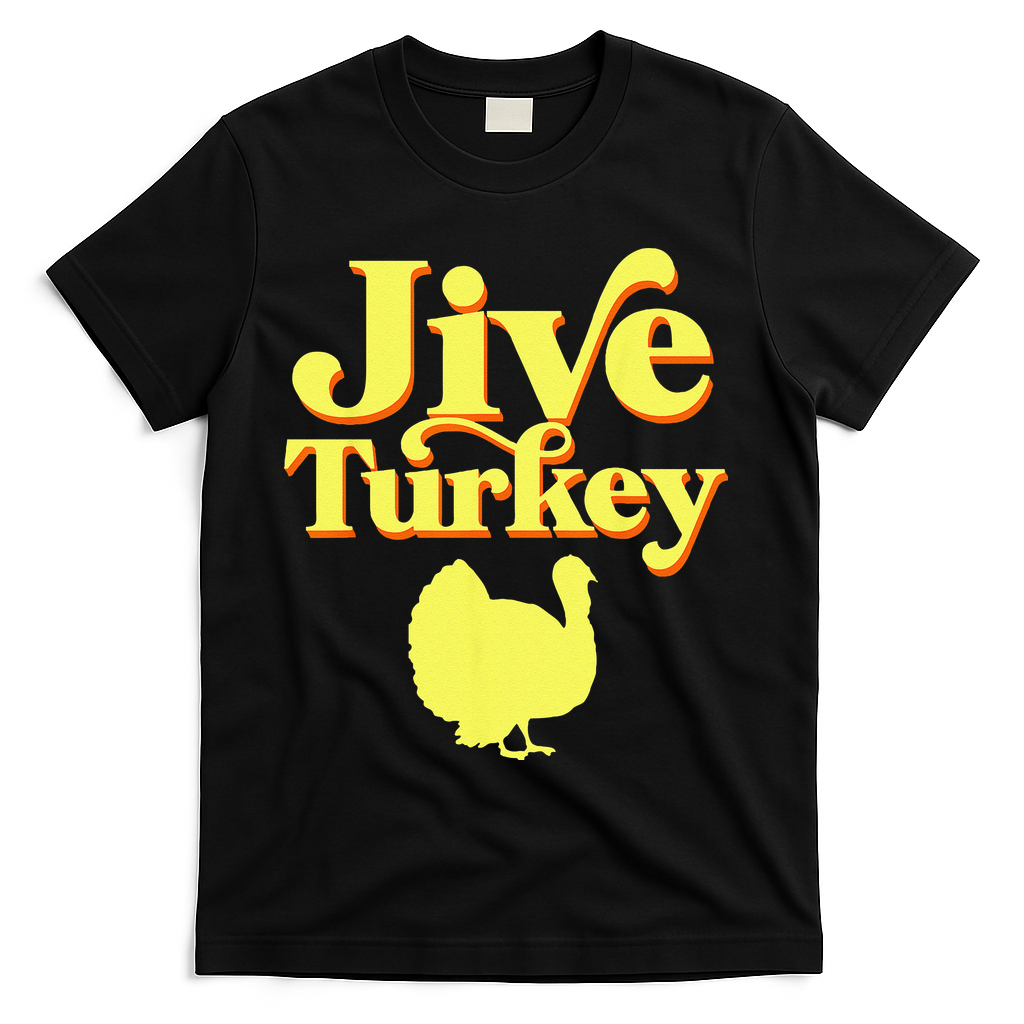 Funny Retro Jive Thanksgiving Turkey T-Shirt product image 1