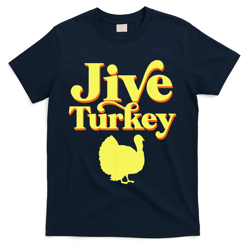 Funny Retro Jive Thanksgiving Turkey T-Shirt product image 3