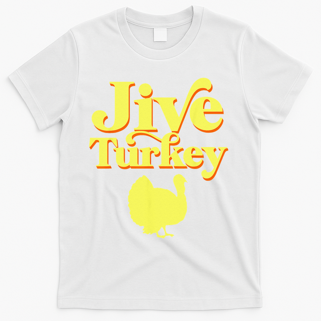 Funny Retro Jive Thanksgiving Turkey T-Shirt product image 2