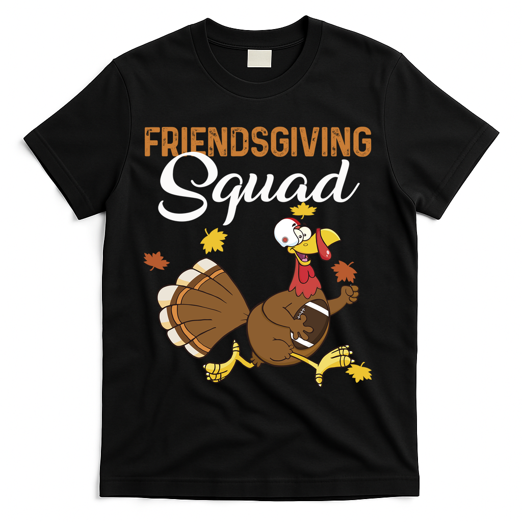 Friendsgiving Squad Thanksgiving Party Run Football Turkey product image 1