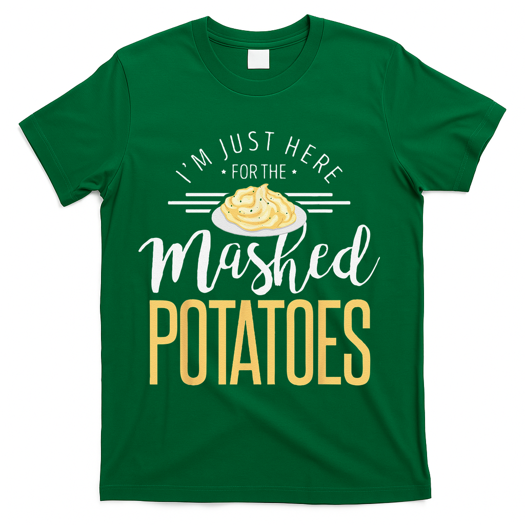 Funny Thanksgiving Im Just Here For The Mashed Potato product image 4