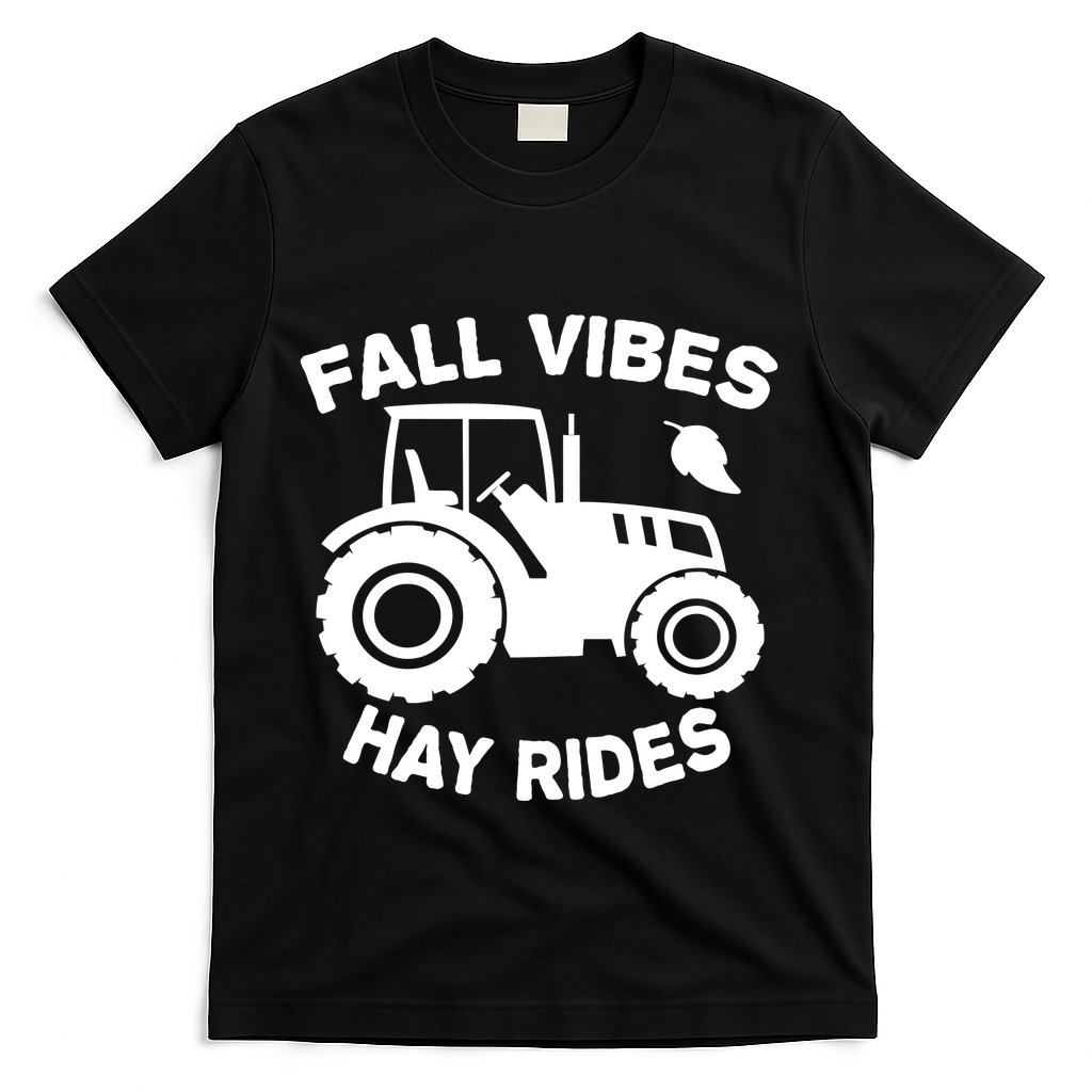 Fall Vibes Hay Rides Season T-Shirt product image 1