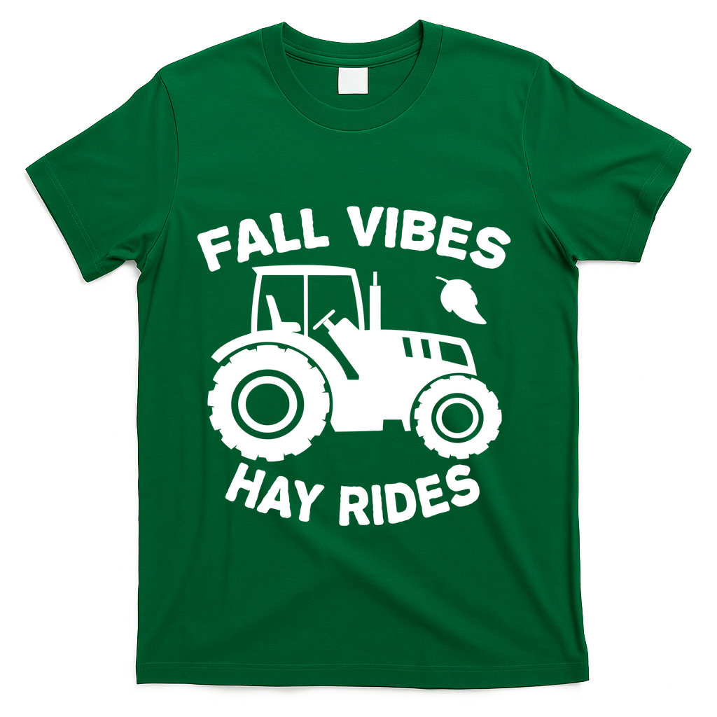 Fall Vibes Hay Rides Season T-Shirt product image 4