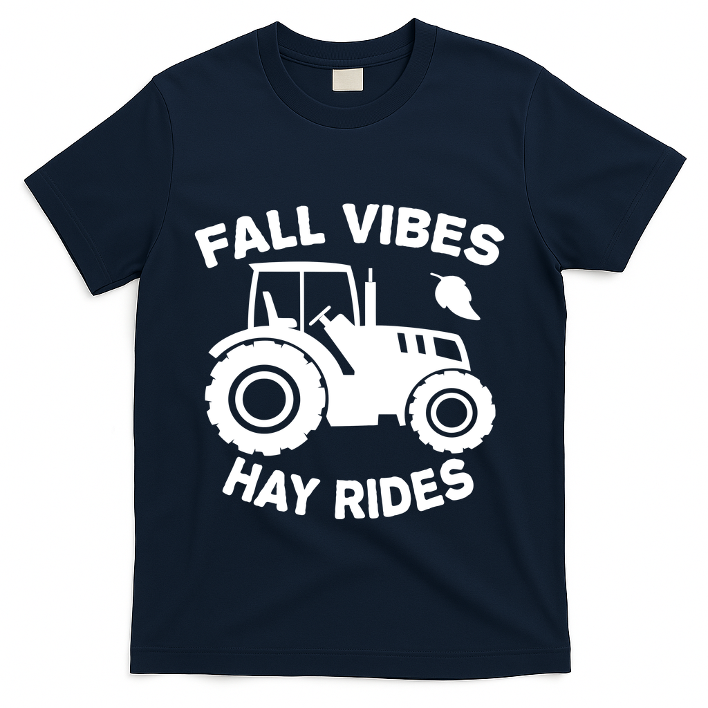 Fall Vibes Hay Rides Season T-Shirt product image 3