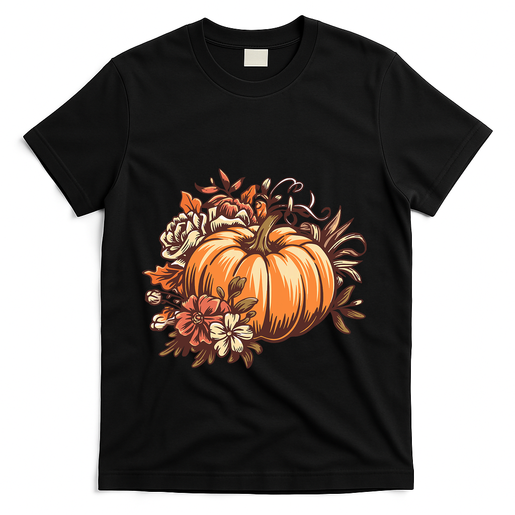 Fall Women Vintage Pumpkin Autumn Graphic Thanksgiving product image 1
