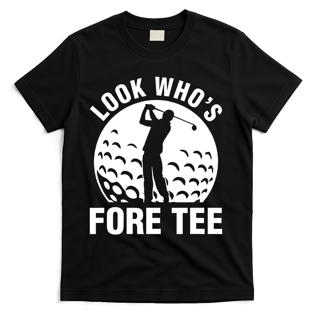 Golf 40th Birthday Look Who’s Fore 40 Forty T-Shirt product image 1