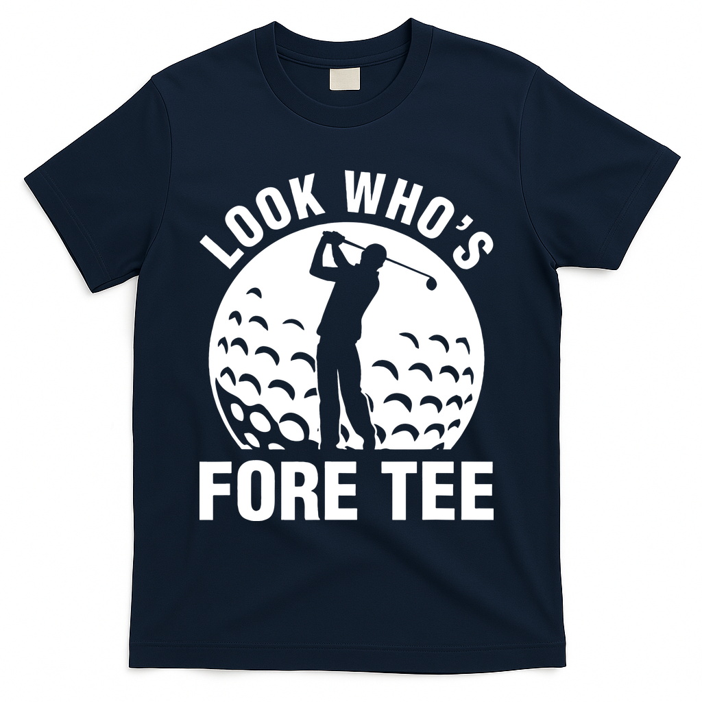 Golf 40th Birthday Look Who’s Fore 40 Forty T-Shirt product image 3
