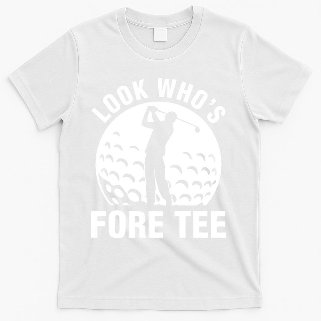 Golf 40th Birthday Look Who’s Fore 40 Forty T-Shirt product image 2