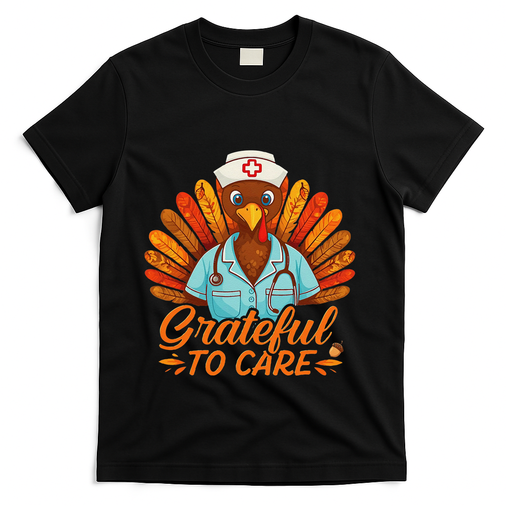 Grateful Healthcare To Care Nurse Turkey Thanksgiving Fall product image 1