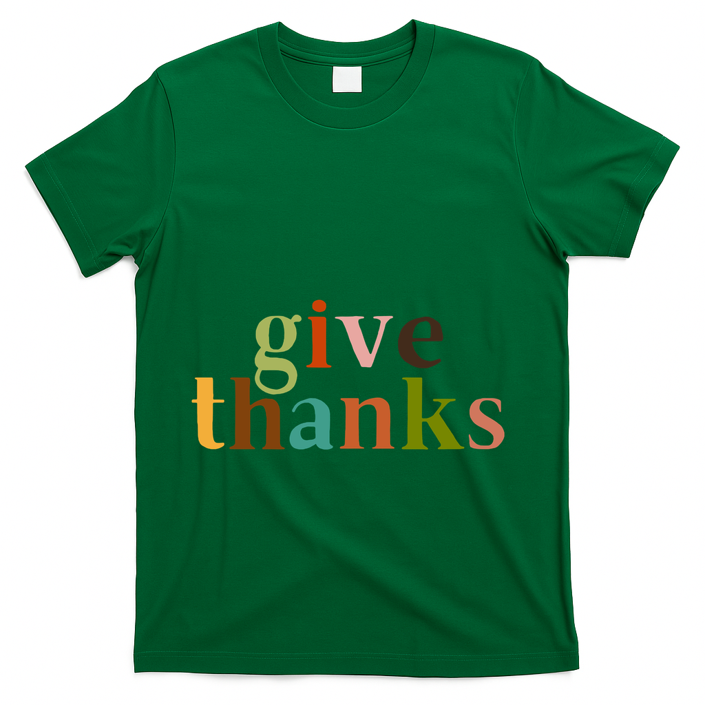 Give Thanks Be Thankful Thankgiving T-Shirt product image 4