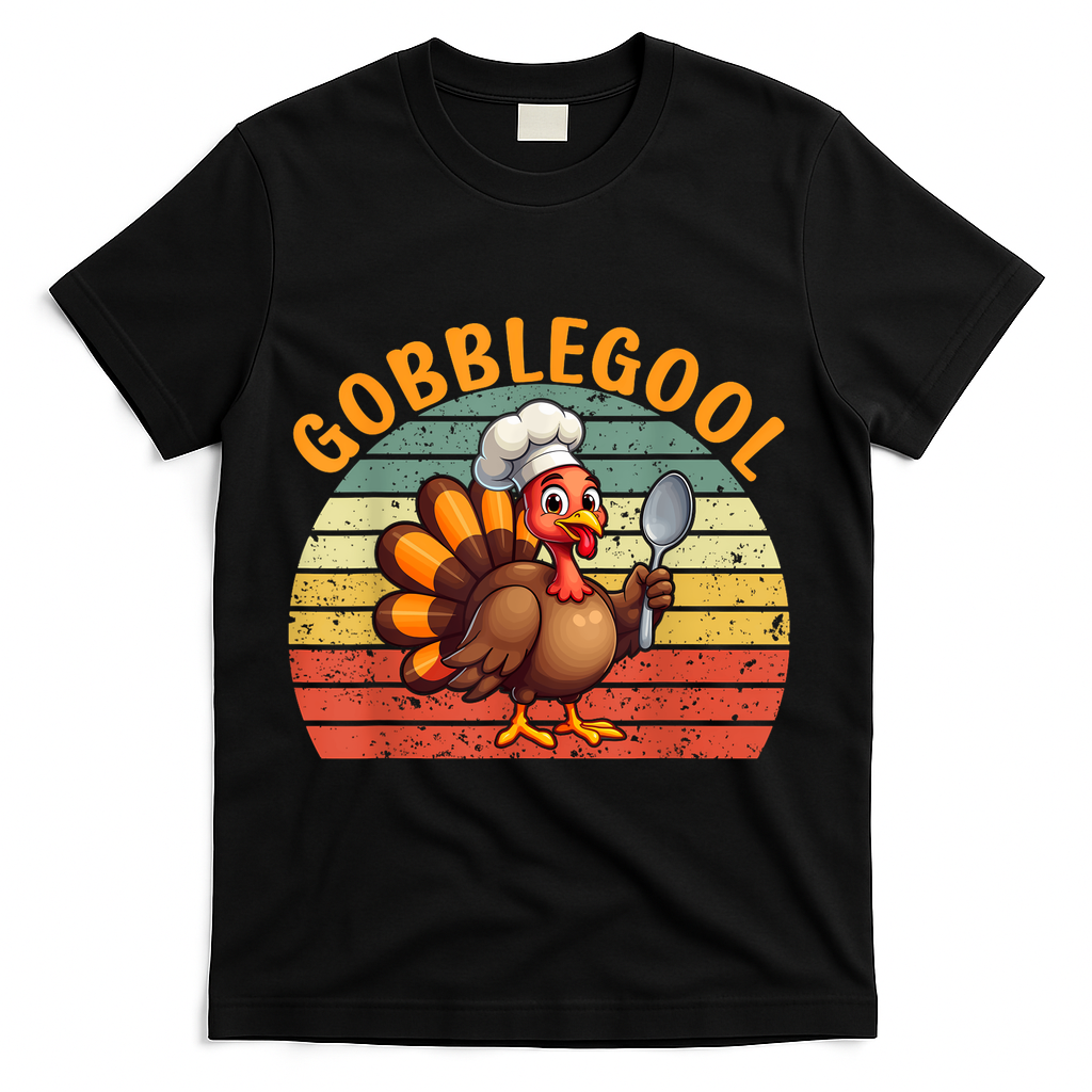 Gobblegool Turkey Thanksgiving T-Shirt product image 1