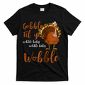Gobble Till You Wobble Funny Thanksgiving Cool Gift T-Shirt product image 1