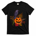 Halloween Crow Raven Pumpkin Fall Autumn Lover T-Shirt product image 1