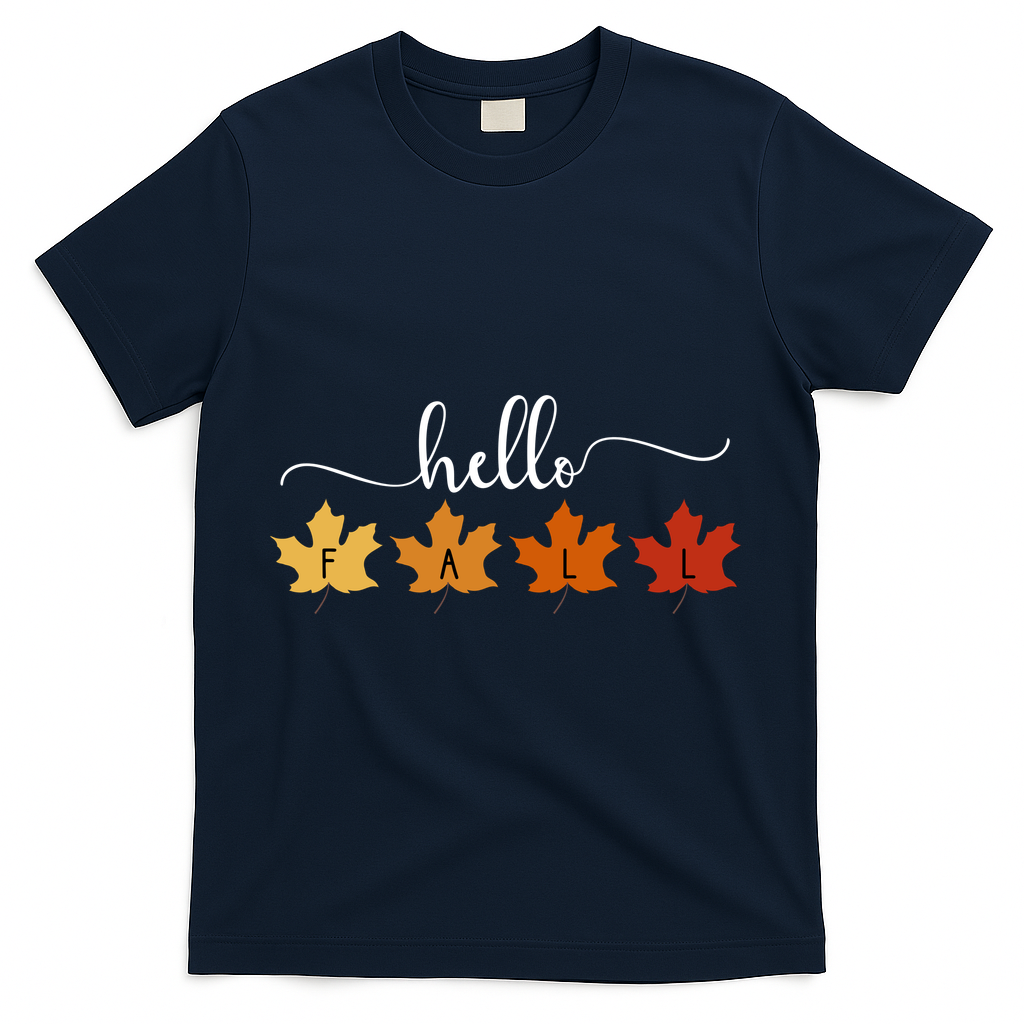 Hello Fall Cozy Nature T-Shirt product image 3