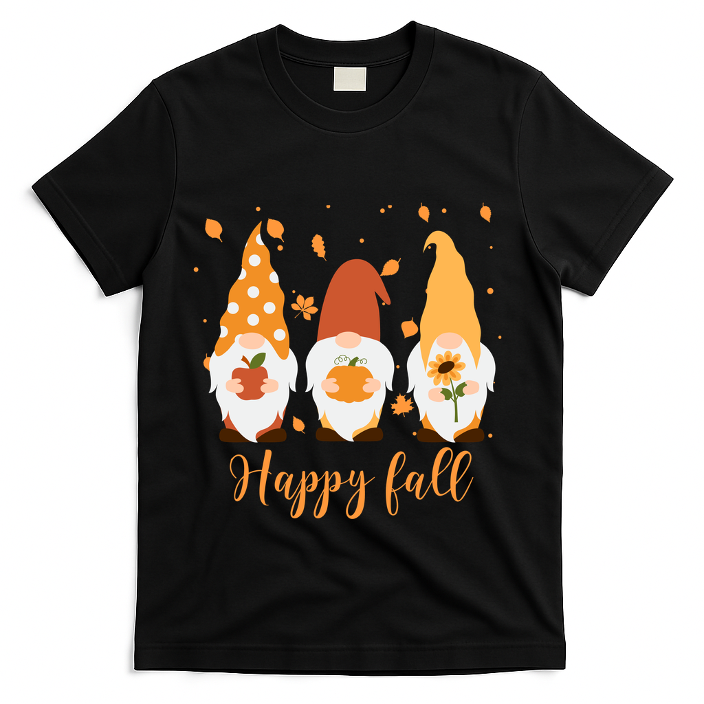 Happy Fall Gnome Festive Cute T-Shirt product image 1