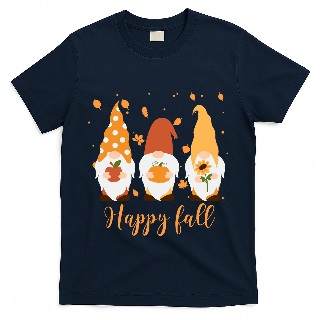 Happy Fall Gnome Festive Cute T-Shirt product image 3