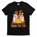 Happy Fall Y'all Gnome Cute Pumpkin T-Shirt product image 1