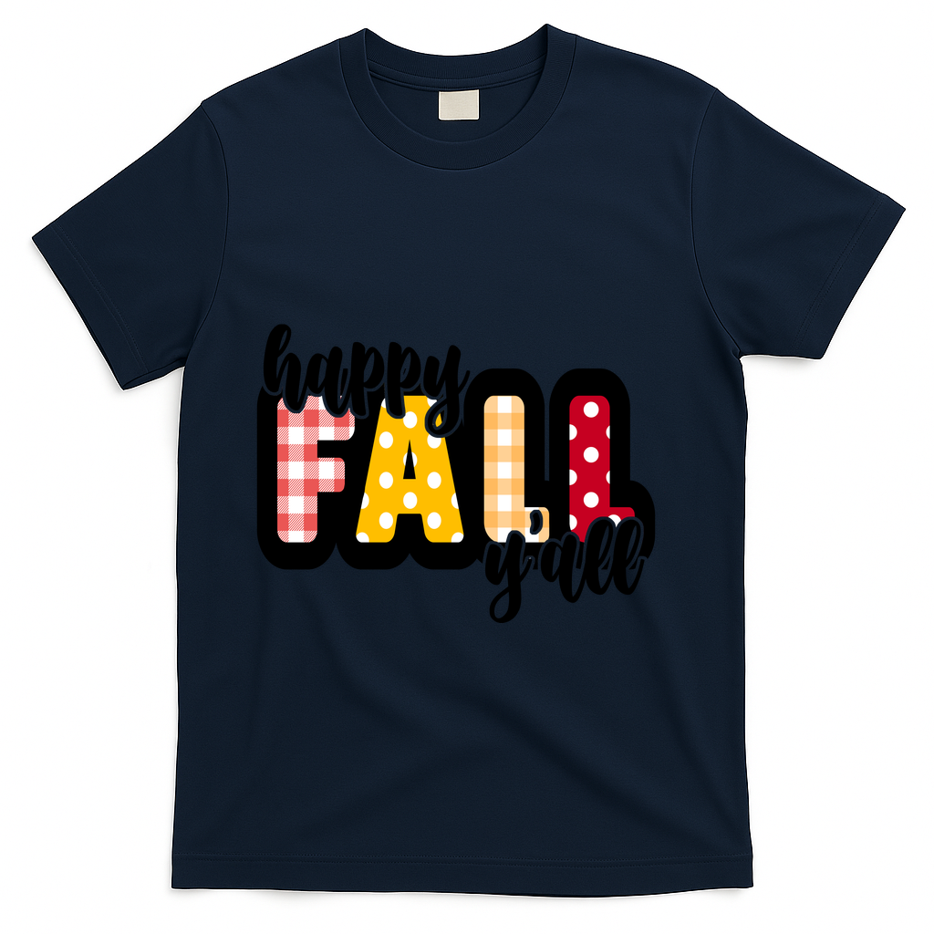 Happy Fall Yall Cozy T-Shirt product image 3