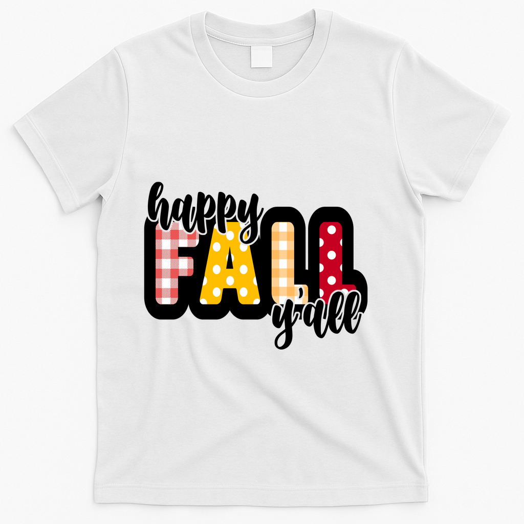 Happy Fall Yall Cozy T-Shirt product image 2