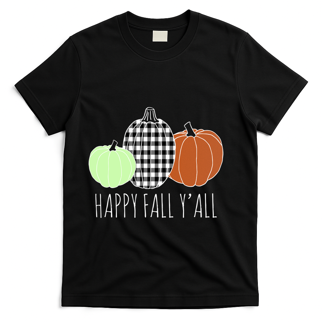 Happy Fall Yall Pumpkin T-Shirt product image 1