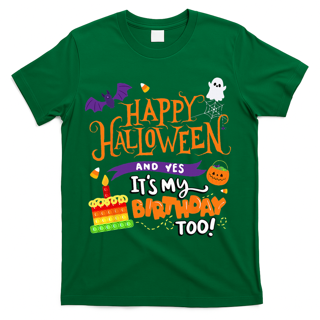 Happy Halloween And Yes Its My Birthday T-Shirt product image 4