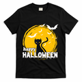 Happy Halloween Black Cat Spooky T-Shirt product image 1
