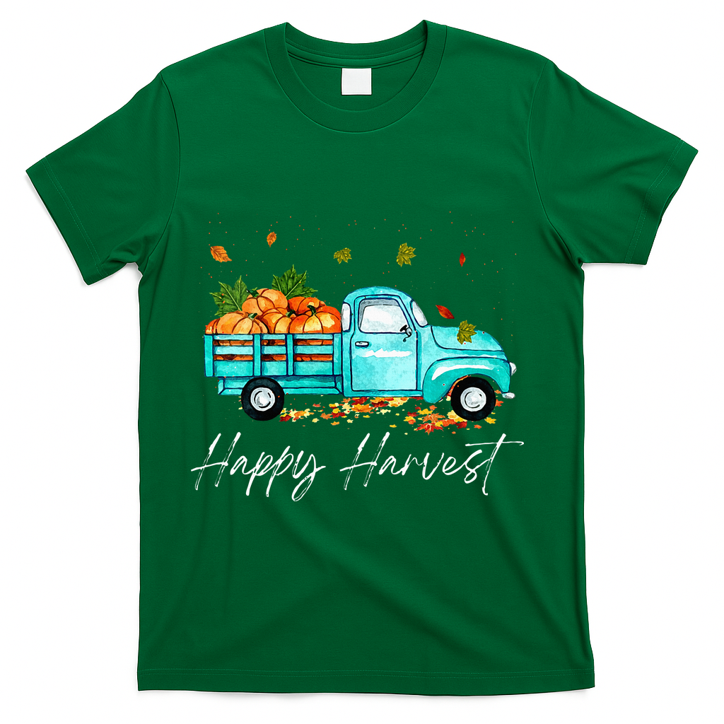 Happy Harvest Fall Season Pumpkin Truck Thanksgiving product image 4