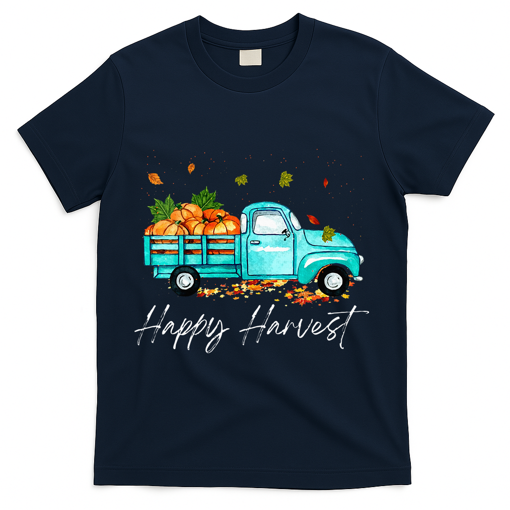 Happy Harvest Fall Season Pumpkin Truck Thanksgiving product image 3