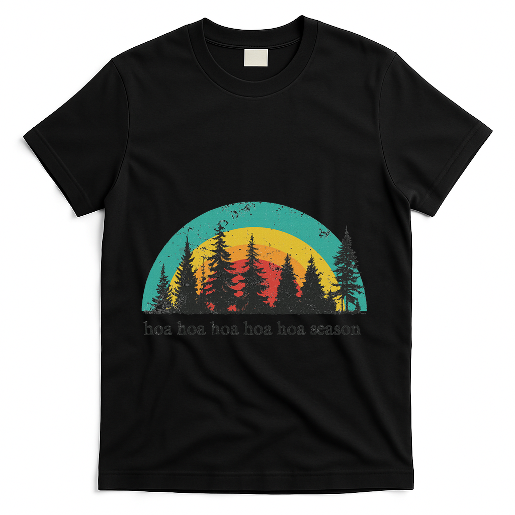 Hoa Cozy Season Twilight Lover Pine Forest T-Shirt product image 1