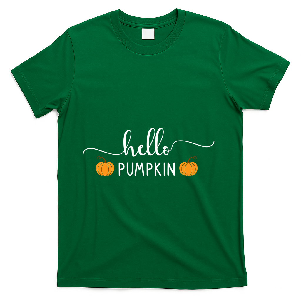 Hello Pumpkin Cute Fall T-Shirt product image 4