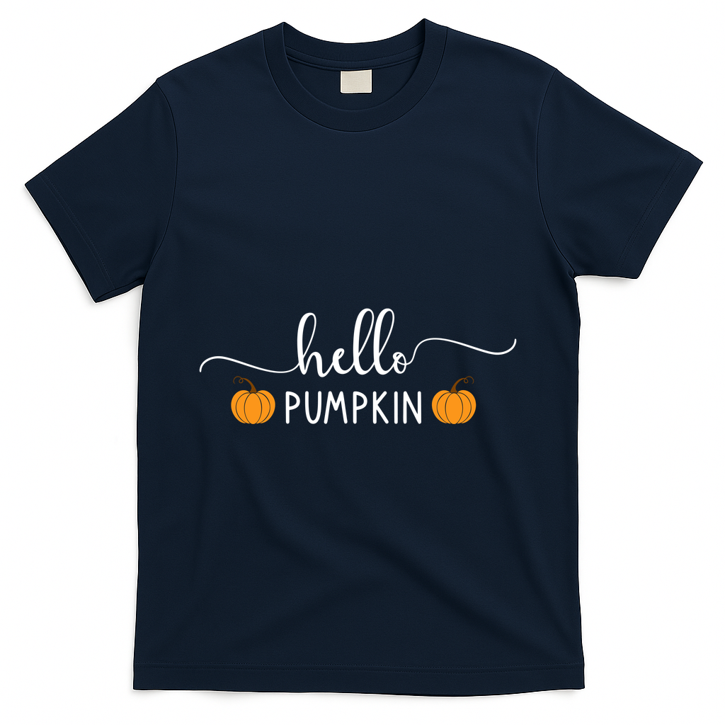 Hello Pumpkin Cute Fall T-Shirt product image 3