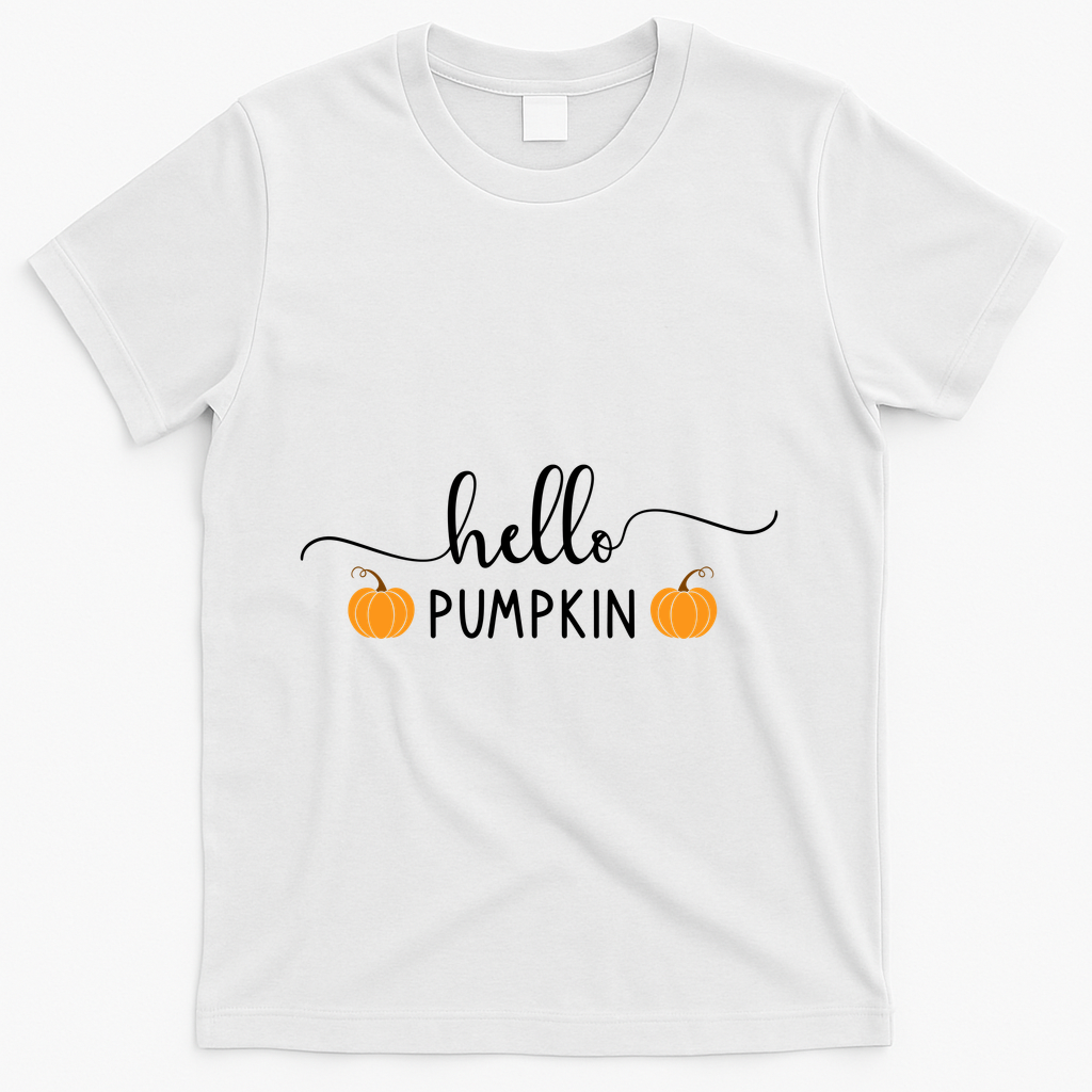 Hello Pumpkin Cute Fall T-Shirt product image 2