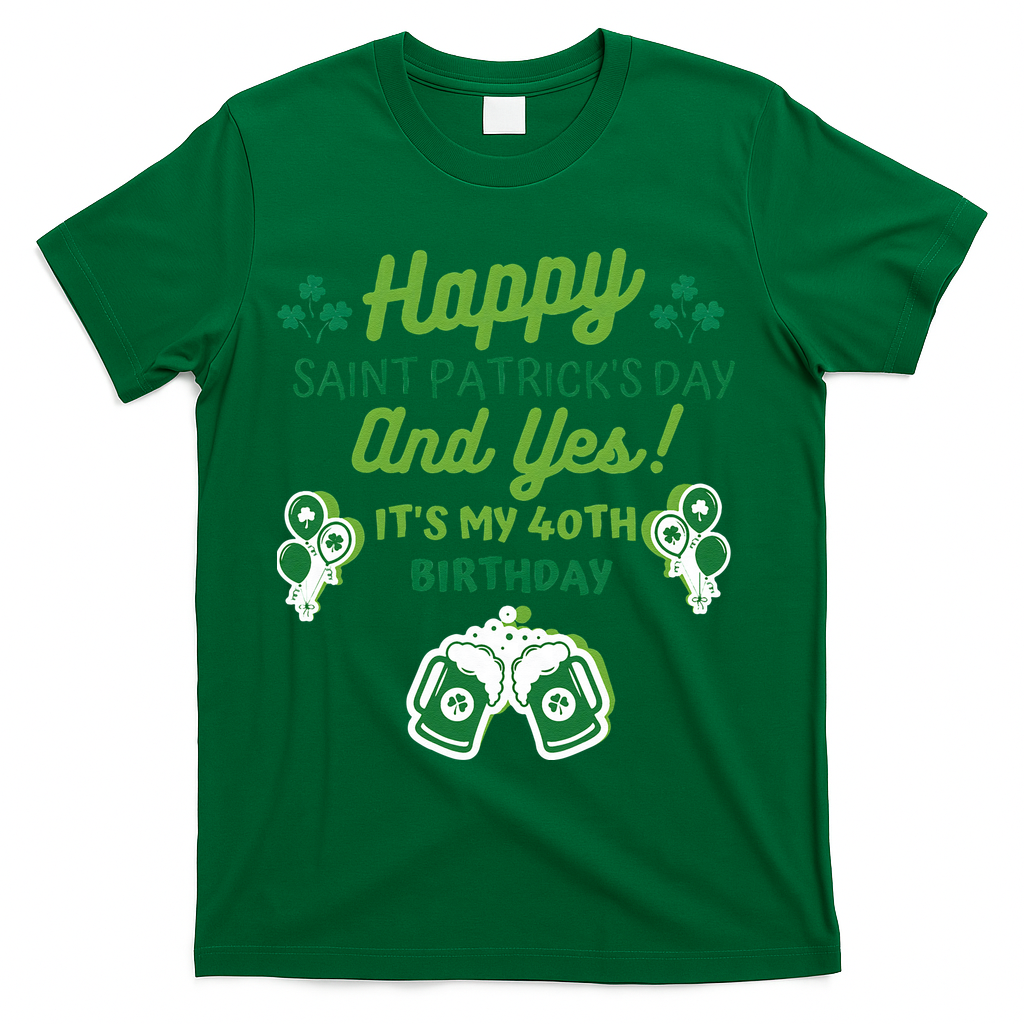 Happy Saint Patrick's Day And Yes It's My 40th Birthday product image 4