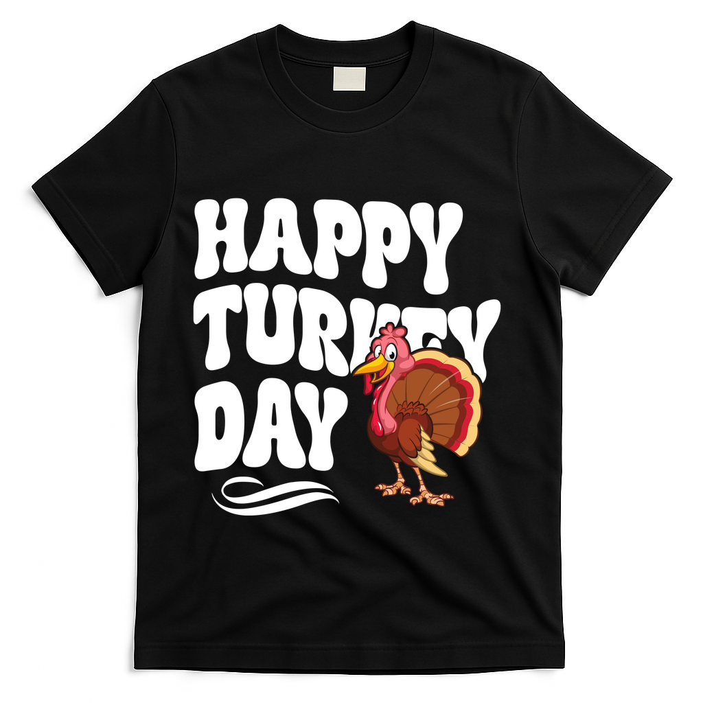 Happy Turkey Day Thanksgiving Holiday T-Shirt product image 1