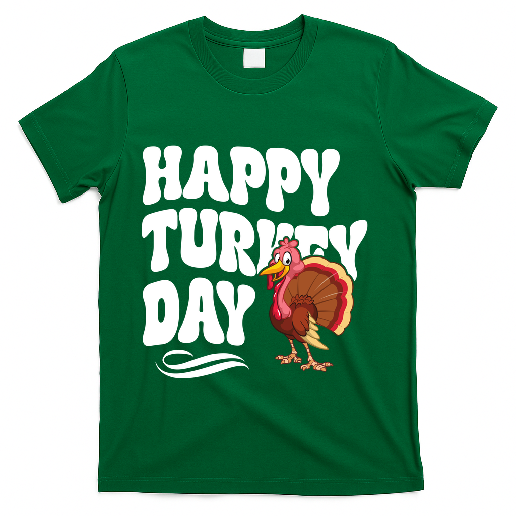 Happy Turkey Day Thanksgiving Holiday T-Shirt product image 4